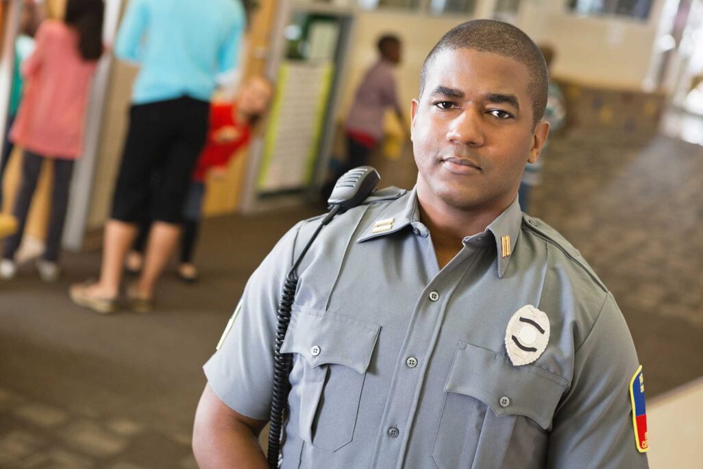 criminal justice student in uniform